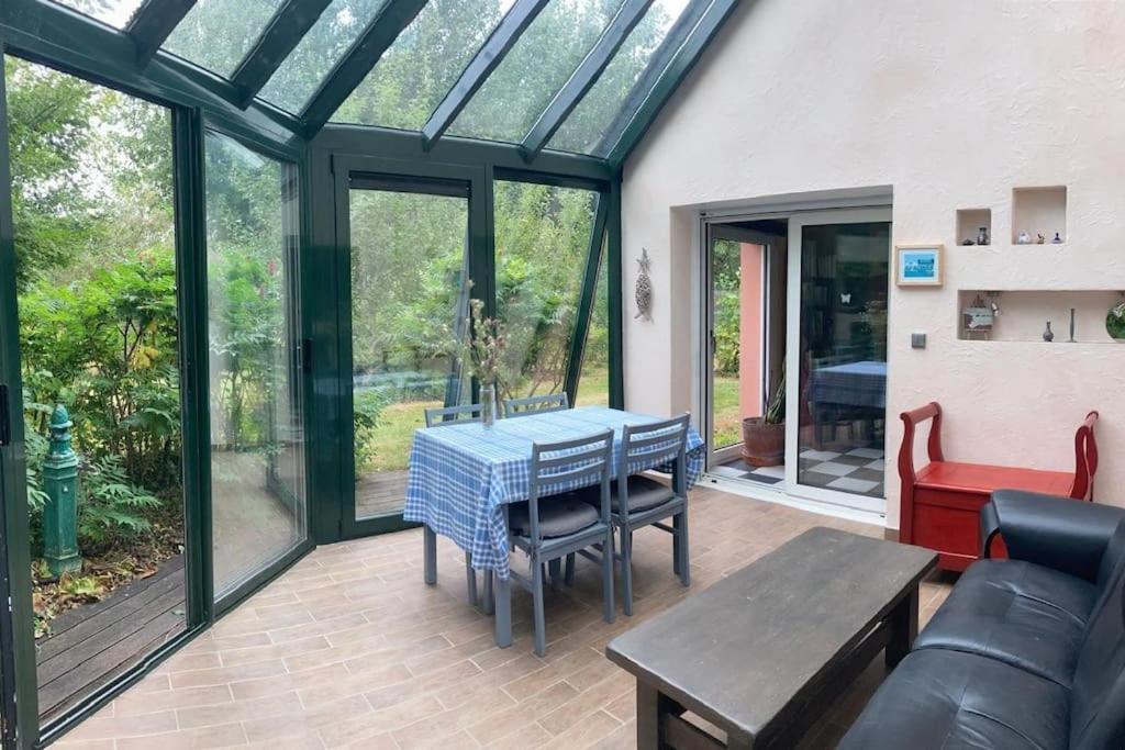 La Maison Rose - Avec Grand Jardin Clos A 300M De La Mer Hauteville-sur-Mer Eksteriør billede